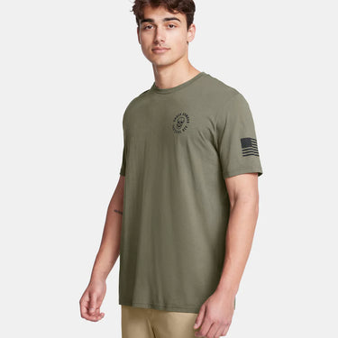 Under Armour UA Tactical Division Men's Short Sleeve (Marine OD Green/Black) Size M
