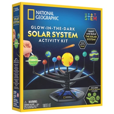 National Geographic Glow-in-the-Dark Solar System Activity Kit
