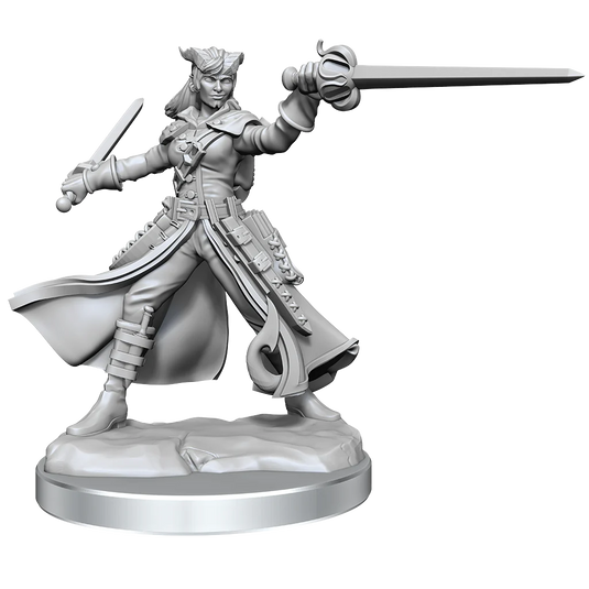 D&D FRAMEWORKS: TIEFLING ROGUE FEMALE - UNPAINTED AND UNASSEMBLED