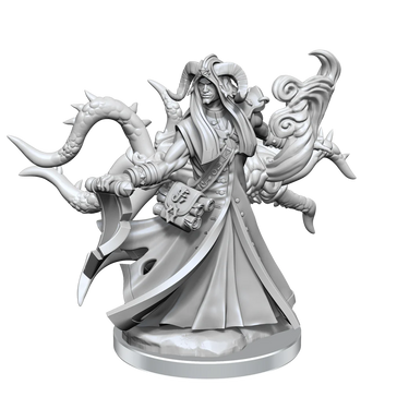D&D Frameworks: Tiefling Warlock Male - Unpainted And Unassembled