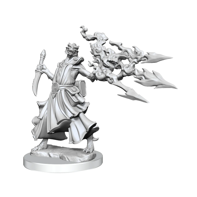 D&D FRAMEWORKS: DRAGONBORN SORCERER FEMALE - UNPAINTED AND UNASSEMBLED