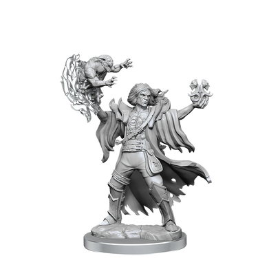 D&D Frameworks: Human Warlock Male - Unpainted And Unassembled