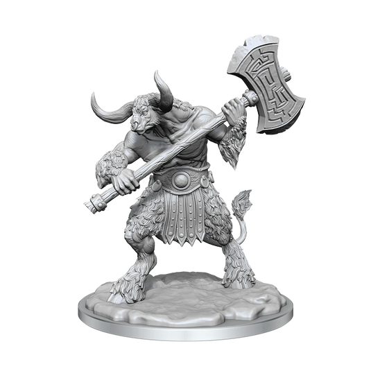 D&D FRAMEWORKS: MINOTAUR - UNPAINTED AND UNASSEMBLED