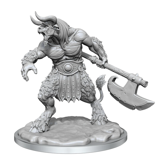 D&D FRAMEWORKS: MINOTAUR - UNPAINTED AND UNASSEMBLED