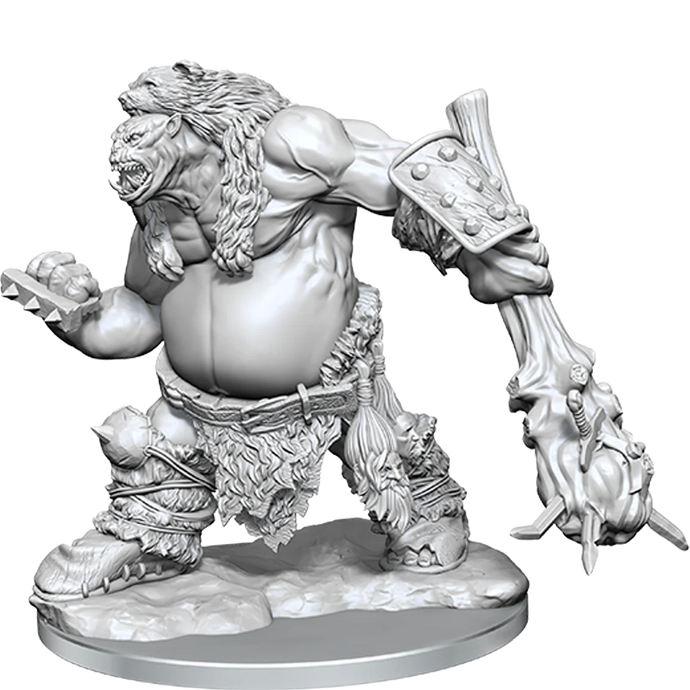 D&D FRAMEWORKS: OGRE - UNPAINTED AND UNASSEMBLED