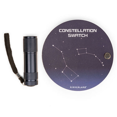 Kikkerland Constellation Swatch Book & UV Flashlight