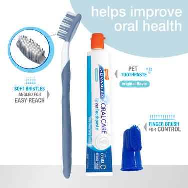 Nylabone Advanced Oral Care Dog Dental Kit