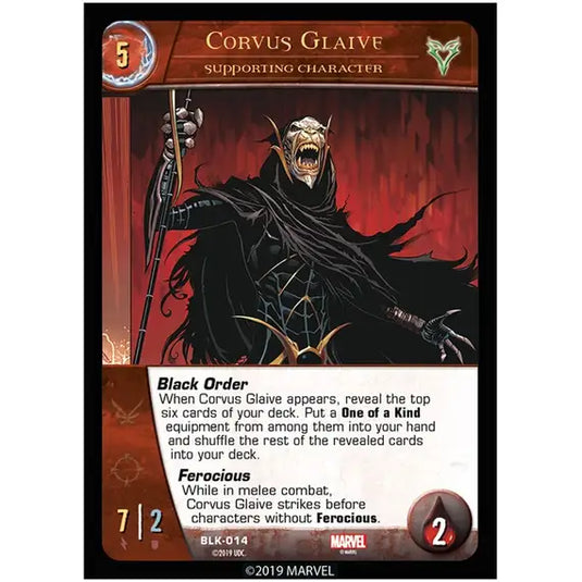 Upper Deck Vs. System® 2PCG®: Black Order