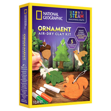 National Geographic Ornament Air-Dry Clay Kit