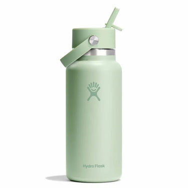 Hydro Flask 32oz Wide Mouth Flex Straw Travel Water Bottle (Aloe)