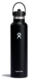 Hydro Flask 24oz Stand Flex Straw Cap Black