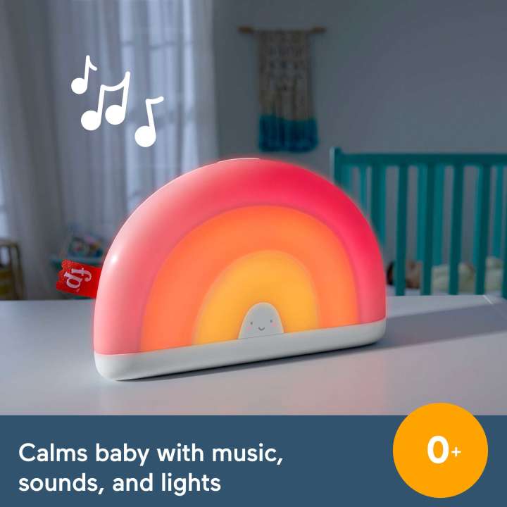 Load image into Gallery viewer, Fisher-Price Soothe &amp; Glow Rainbow Sound Machine
