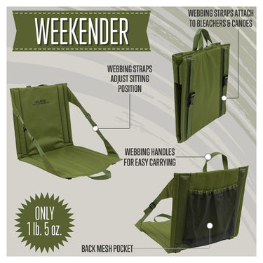 Alps Mountaineering Weekender Travel Seat (Cactus)