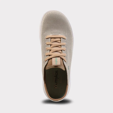 Mykos Winona Women's Lace-Up Sneaker (Beige) Size 9