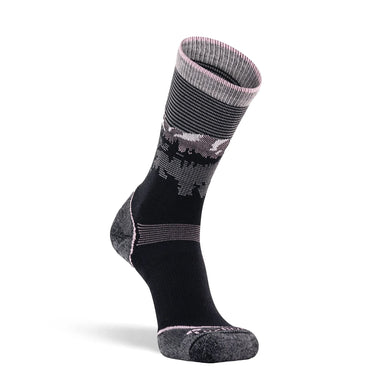 Fox River Women's Krakatoa Lightweight Crew Hiking Sock (Black) Size S