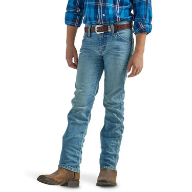 Wrangler Boy's Retro Slim Straight Leg Jeans (Indigo) Size 1T