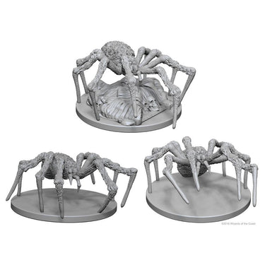 D&D: Nolzur's Marvelous Minis: Spiders W1 (Unpainted)