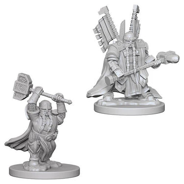 Dungeons & Dragons: Nolzur's Marvelous Unpainted Miniatures - W04 Dwarf Male Paladin