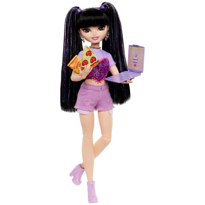 Load image into Gallery viewer, Barbie Dream Besties Renee Fashion Doll With 11 Food Themed Accessories
