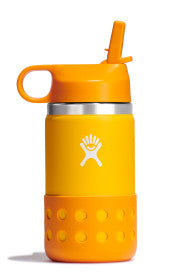 Load image into Gallery viewer, HYDRO FLASK 12 OZ KIDS WIDE MOUTH STRAW LID AND BOOT CANARY
