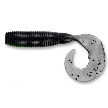 Yamamoto 4" Single Tail Grub 20-Pack (Smoke Pepper)