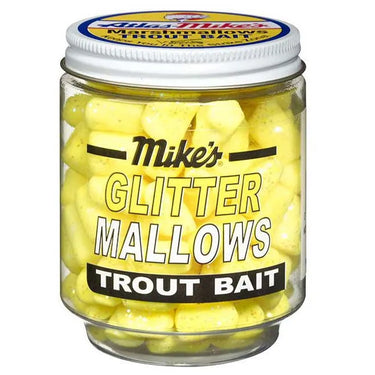 Mike’s Glitter Glo Mallows – Yellow/Cheese