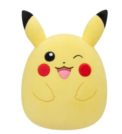 Load image into Gallery viewer, Squishmallows Pokemon Plush - 10inch Winking Pikachu
