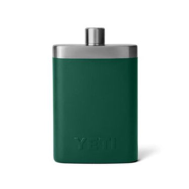 YETI 7oz Flask with Funnel (Black Forest Green)