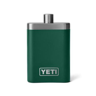 YETI 7oz Flask with Funnel (Black Forest Green)