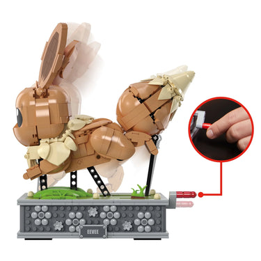 MEGA Pokémon Motion Eevee Building Toy Kit (1366 Pieces) For Collectors