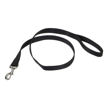 Coastal Single-Ply Nylon Dog Leash (Black) 6'