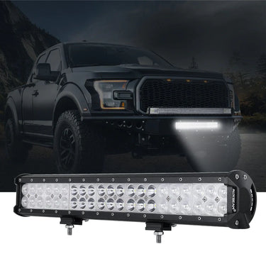 Auxbeam 20 Inch Classic-SM Series Dual Row Led Light Bar 6000k White Combo