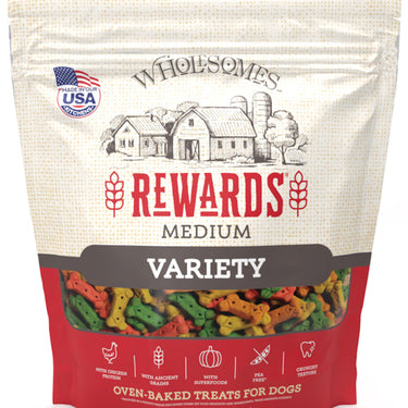 Wholesomes Rewards Biscuit Dog Treats Variety