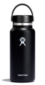 Hydro Flask 32oz Wide Mouth 2.0 Flex Cap Black