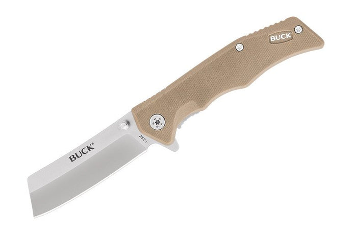 Buck Knives - 252 Trunk Folding Knife - Tan (Khaki) G10