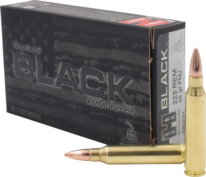 223 Remington 62 gr FMJ Hornady BLACK®