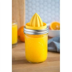 Load image into Gallery viewer, JARWAREÊJuicer Lid For Wide Mouth Mason Jars, Yellow
