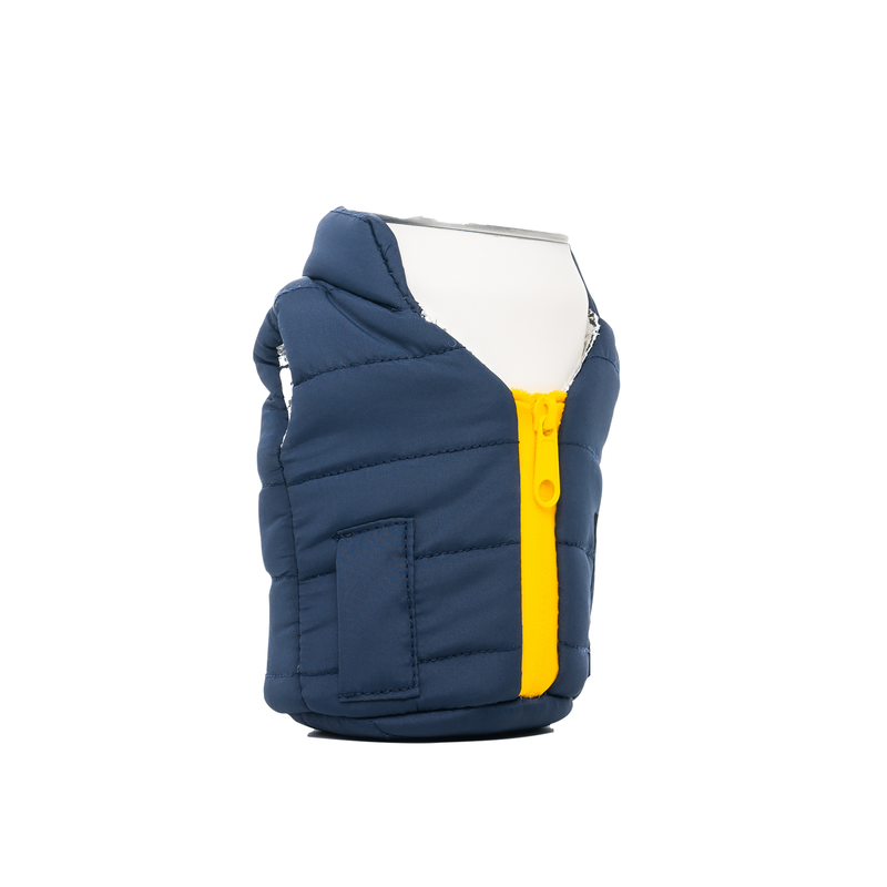 Load image into Gallery viewer, BLUE AND GOLD BEVERAGE VEST
