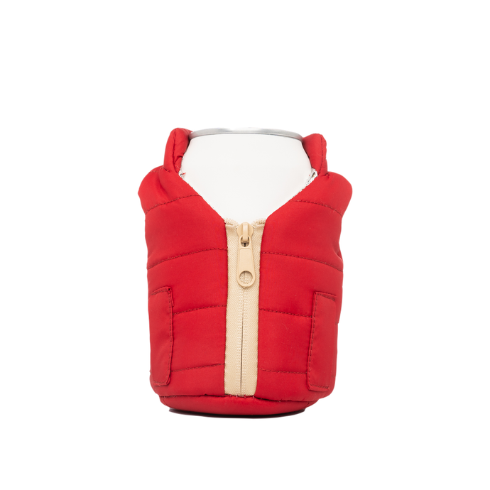MERLOT&TAN BEVEVERAGE VEST