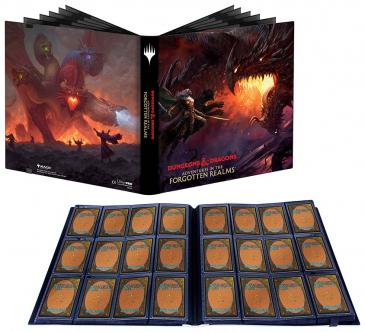 Adventures in the Forgotten Realms 12-Pocket PRO-Binder Tiamat & Drizzt for Magic: The Gathering