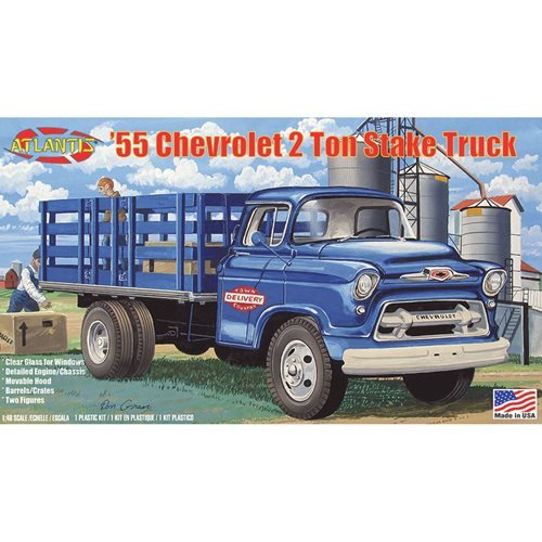 1955 Chevrolet 2 Ton Stake Truck 1:48 Plastic Model Kit