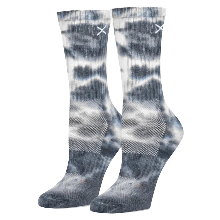 Load image into Gallery viewer, TIE DYE FAR OUT CREW ODD SOCK
