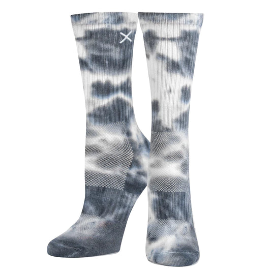 TIE DYE FAR OUT CREW ODD SOCK