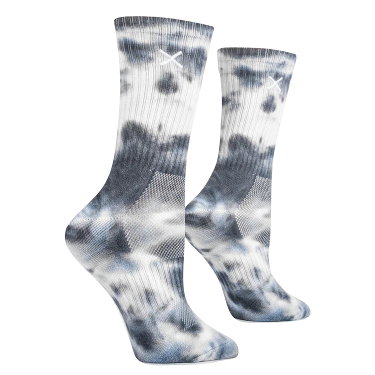 Load image into Gallery viewer, TIE DYE FAR OUT CREW ODD SOCK
