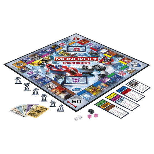 Monopoly: Transformers Edition Board Game for Kids Ages 8 and Up