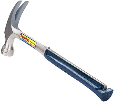 Estwing Framing Hammer - 22 oz Straight Rip Claw with Milled Face & Shock Reduction Grip