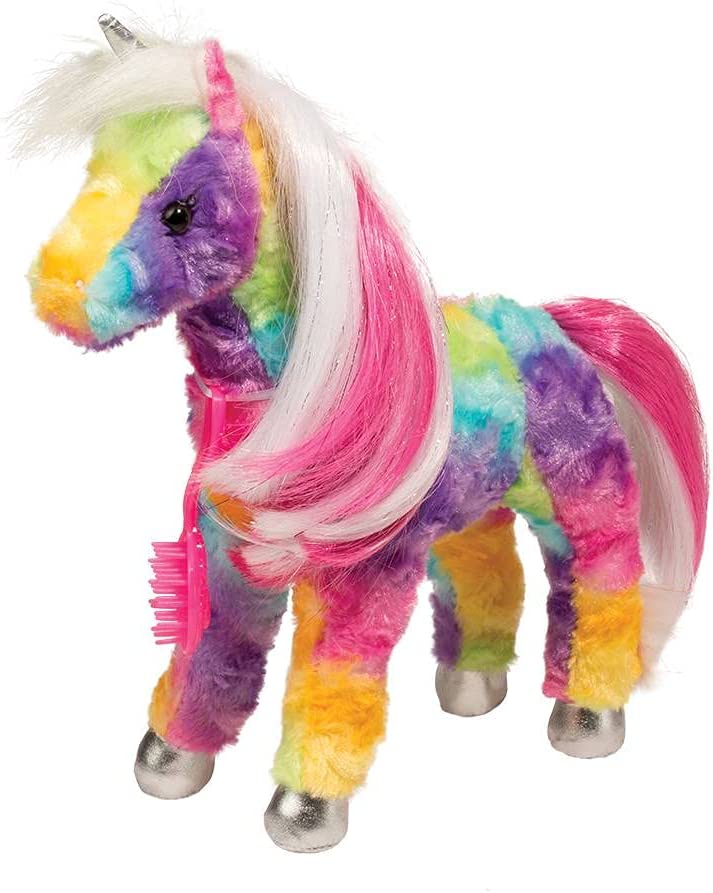 Load image into Gallery viewer, Douglas Jacinta Rainbow Unicorn Plush Stuffed Animal

