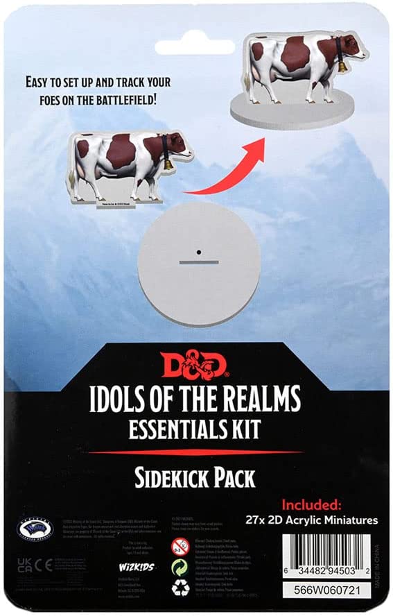 Load image into Gallery viewer, D&amp;D Idols of the Realms Essentials 2D Miniatures Sidekick Pack
