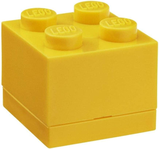 LEGO Mini Box - 1.8 x 1.8 x 1.7 in - Brick 4, Bright Yellow