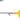 NME Neon Moon Eye Jig Chartreuse Orange 3/4